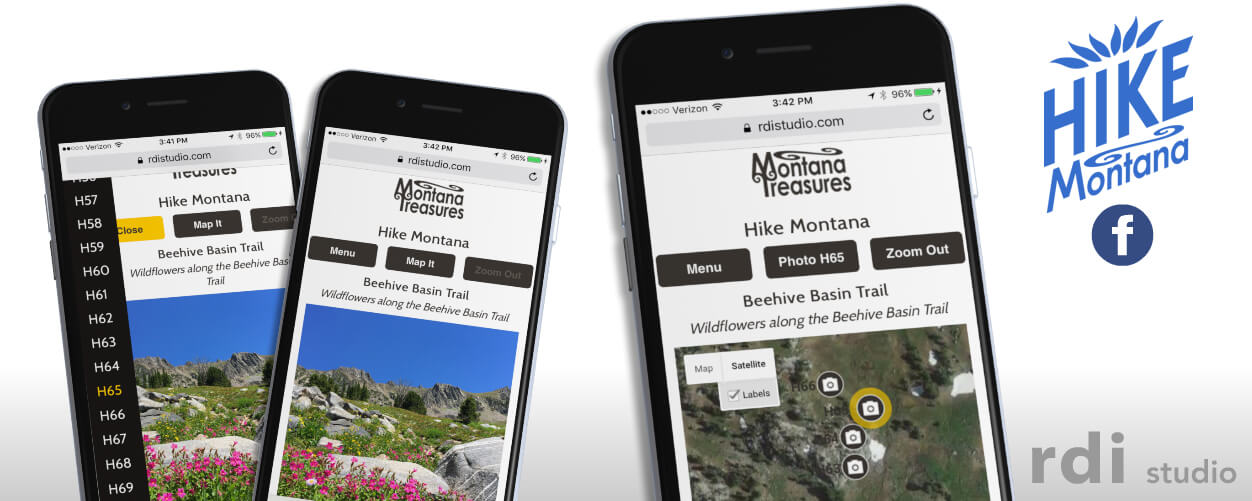Montana Treasures' Hike Montana Map