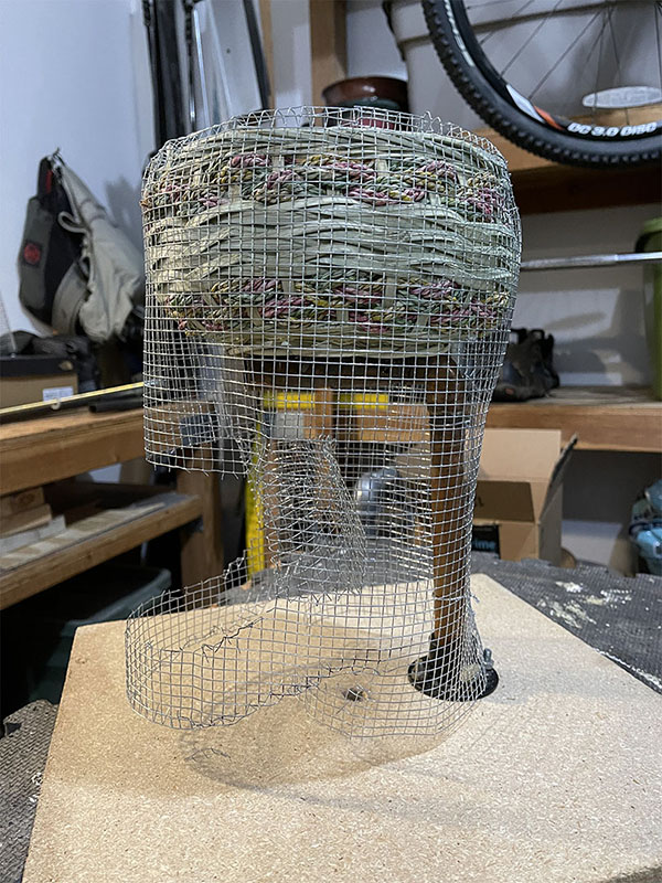 zombie sculpture armature