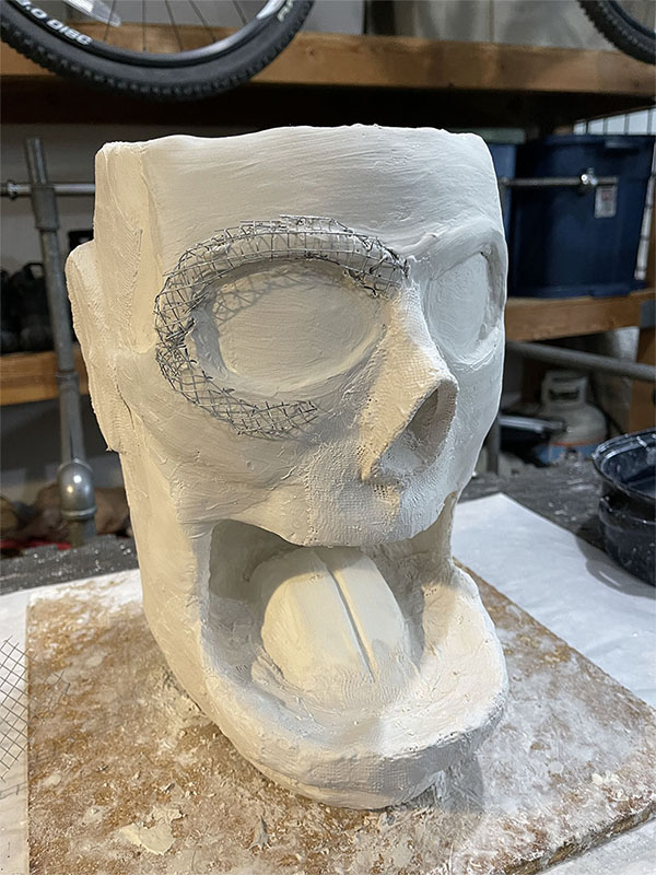 chicken wire sculpture additions
